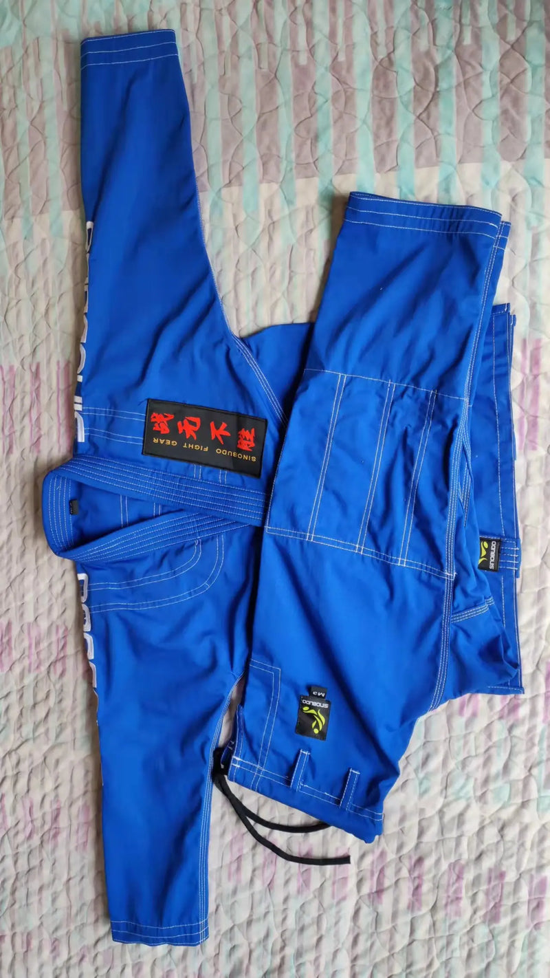 New Brazilian Kimono Jiu Jitsu New Training Kids Adult BJJ GI MMA Custome 3 Colors Kimonos for Jiu-Jitsu Men with White Belt