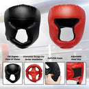 Boxing Helmet Leather Karate Muay Thai Sanda Training Adults Kids Head Guard Taekwondo Helmets Full-Covered Thickened Men Women