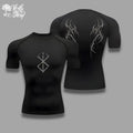 Guts Compression Shirt Berserk Anime Guts Gymwear Gymclothing Animeshirt Compressor Muscle Gym Aesthetics Animewear Shape Wear