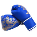 Adults Boxing Gloves Breathable PU Leather Fighting Gloves Kids Boxing Training Kickboxing Gloves for Gym Indoor Outdoor Sport