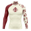 Rash Guard Men's Surfing Long SLeeve Shirts Lycra Surf Traje De Baño Manga Larga Swimsuit Upf 50+ Performance Swimimng Clothing