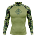 Rash Guard Men's Surfing Long SLeeve Shirts Lycra Surf Traje De Baño Manga Larga Swimsuit Upf 50+ Performance Swimimng Clothing