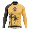 Rash Guard Men's Surfing Long SLeeve Shirts Lycra Surf Traje De Baño Manga Larga Swimsuit Upf 50+ Performance Swimimng Clothing